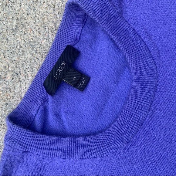 J. Crew Sweaters - 🚨SALE! J. Crew Black Label Purple Cotton Sleeveless Sweater Vest S